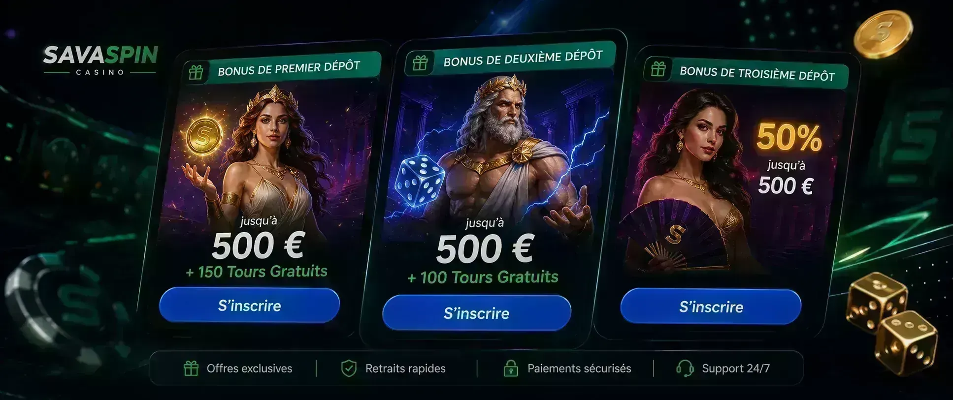 Savaspin bonus